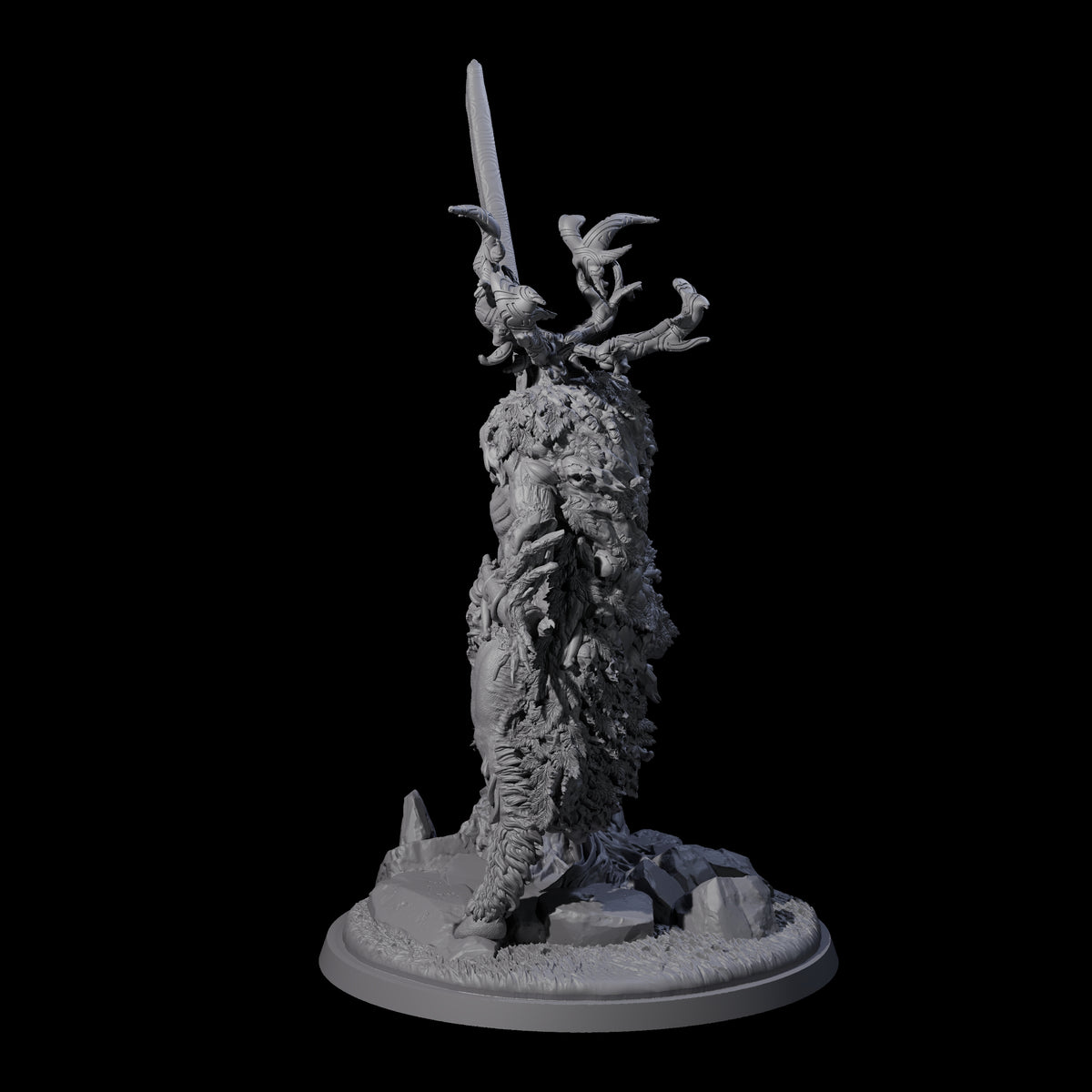 Fey Lord of the Hunt Miniature for Dungeons and Dragons, Pathfinder or other TTRPGs