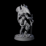 Fiendious Armoured Succubus Miniature for Dungeons and Dragons, Pathfinder or other TTRPGs