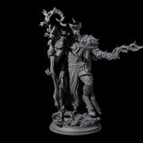 Fierce Elder Druid Miniature for Dungeons and Dragons, Pathfinder or other TTRPGs