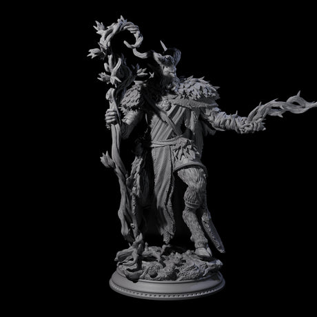 Fierce Elder Druid Miniature for Dungeons and Dragons, Pathfinder or other TTRPGs