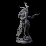 Fierce Elder Druid Miniature for Dungeons and Dragons, Pathfinder or other TTRPGs