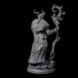 Fierce Elder Druid Miniature for Dungeons and Dragons, Pathfinder or other TTRPGs