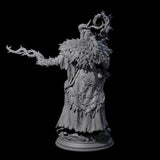Fierce Elder Druid Miniature for Dungeons and Dragons, Pathfinder or other TTRPGs