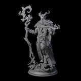 Fierce Elder Druid Miniature for Dungeons and Dragons, Pathfinder or other TTRPGs