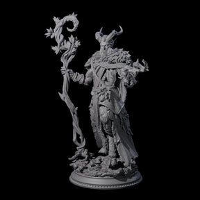 Fierce Elder Druid Miniature for Dungeons and Dragons, Pathfinder or other TTRPGs