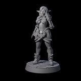 Fierce Forearm Blade Fighter Miniature for Dungeons and Dragons, Pathfinder or other TTRPGs