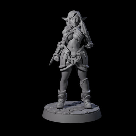 Fierce Forearm Blade Fighter Miniature for Dungeons and Dragons, Pathfinder or other TTRPGs