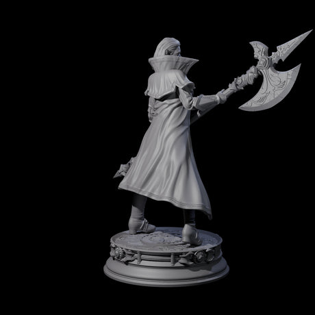 Fierce Half Orc Warrior Miniature for Dungeons and Dragons, Pathfinder or other TTRPGs