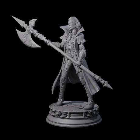 Fierce Half Orc Warrior Miniature for Dungeons and Dragons, Pathfinder or other TTRPGs