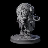 Fierce Loxodon Viking Miniature for Dungeons and Dragons, Pathfinder or other TTRPGs