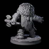 Fierce Loxodon Viking Miniature for Dungeons and Dragons, Pathfinder or other TTRPGs