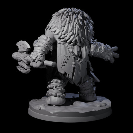 Fierce Loxodon Viking Miniature for Dungeons and Dragons, Pathfinder or other TTRPGs