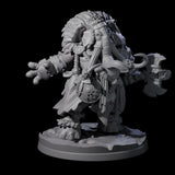 Fierce Loxodon Viking Miniature for Dungeons and Dragons, Pathfinder or other TTRPGs