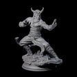 Fierce Tiefling Monk Miniature for Dungeons and Dragons, Pathfinder or other TTRPGs