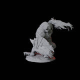 Fierce Ursine Warrior B Miniature for Dungeons and Dragons, Pathfinder or other TTRPGs