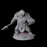 Fierce Ursine Warrior D Miniature for Dungeons and Dragons, Pathfinder or other TTRPGs