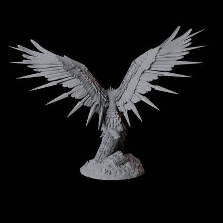 Fiery Phoenix A Miniature for Dungeons and Dragons, Pathfinder or other TTRPGs