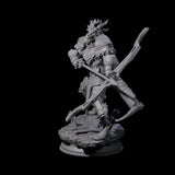 Fighting Dragonborn Dragonguard A Miniature for Dungeons and Dragons, Pathfinder or other TTRPGs