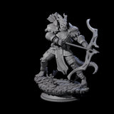 Fighting Dragonborn Dragonguard A Miniature for Dungeons and Dragons, Pathfinder or other TTRPGs