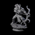 Fighting Dragonborn Dragonguard A Miniature for Dungeons and Dragons, Pathfinder or other TTRPGs