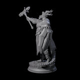 Fighting Dragonborn Dragonguard B Miniature for Dungeons and Dragons, Pathfinder or other TTRPGs