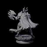 Fighting Dragonborn Dragonguard C Miniature for Dungeons and Dragons, Pathfinder or other TTRPGs