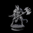 Fighting Dragonborn Dragonguard C Miniature for Dungeons and Dragons, Pathfinder or other TTRPGs