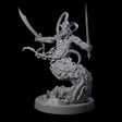 Fighting Wind Djinni Miniature for Dungeons and Dragons, Pathfinder or other TTRPGs
