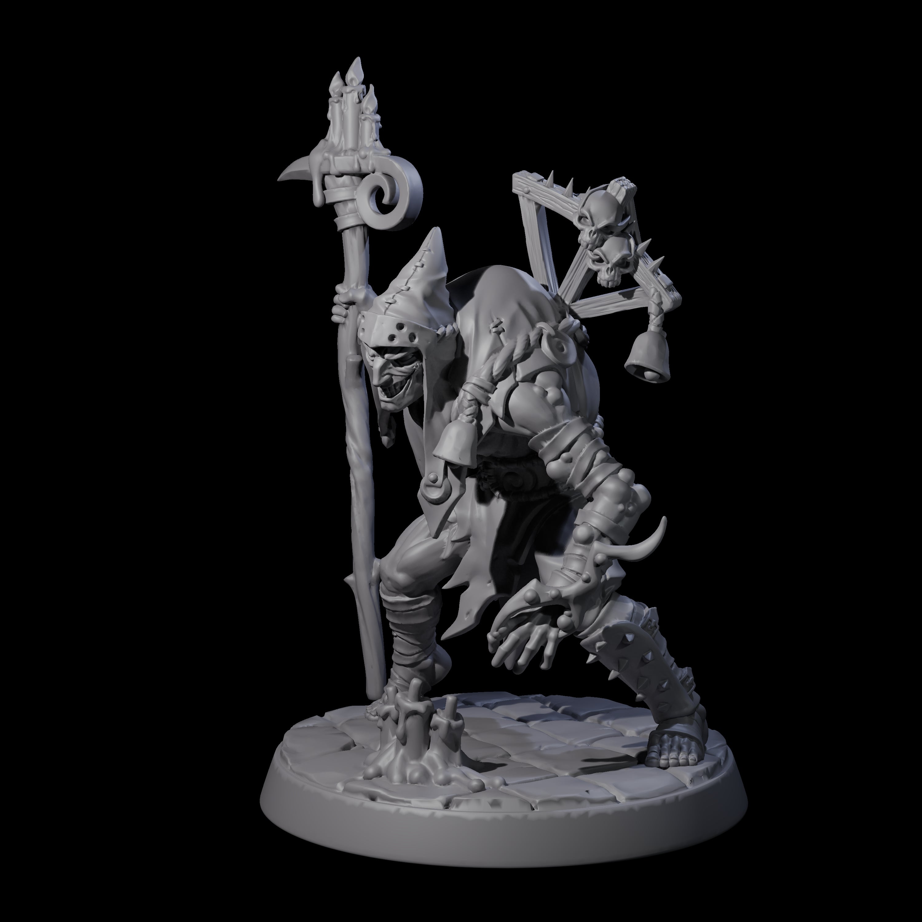 Filth Cultist A Miniature for Dungeons and Dragons, Pathfinder or other TTRPGs