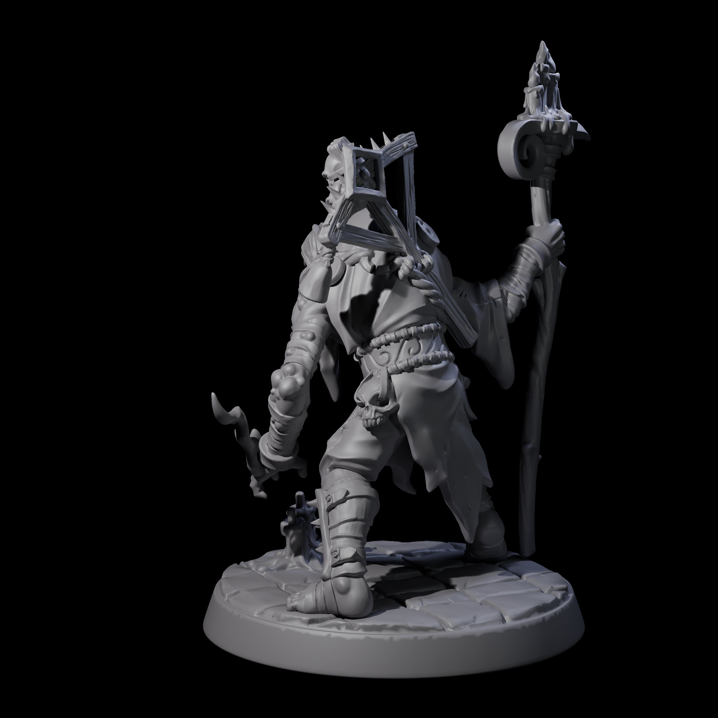 Filth Cultist A Miniature for Dungeons and Dragons, Pathfinder or other TTRPGs