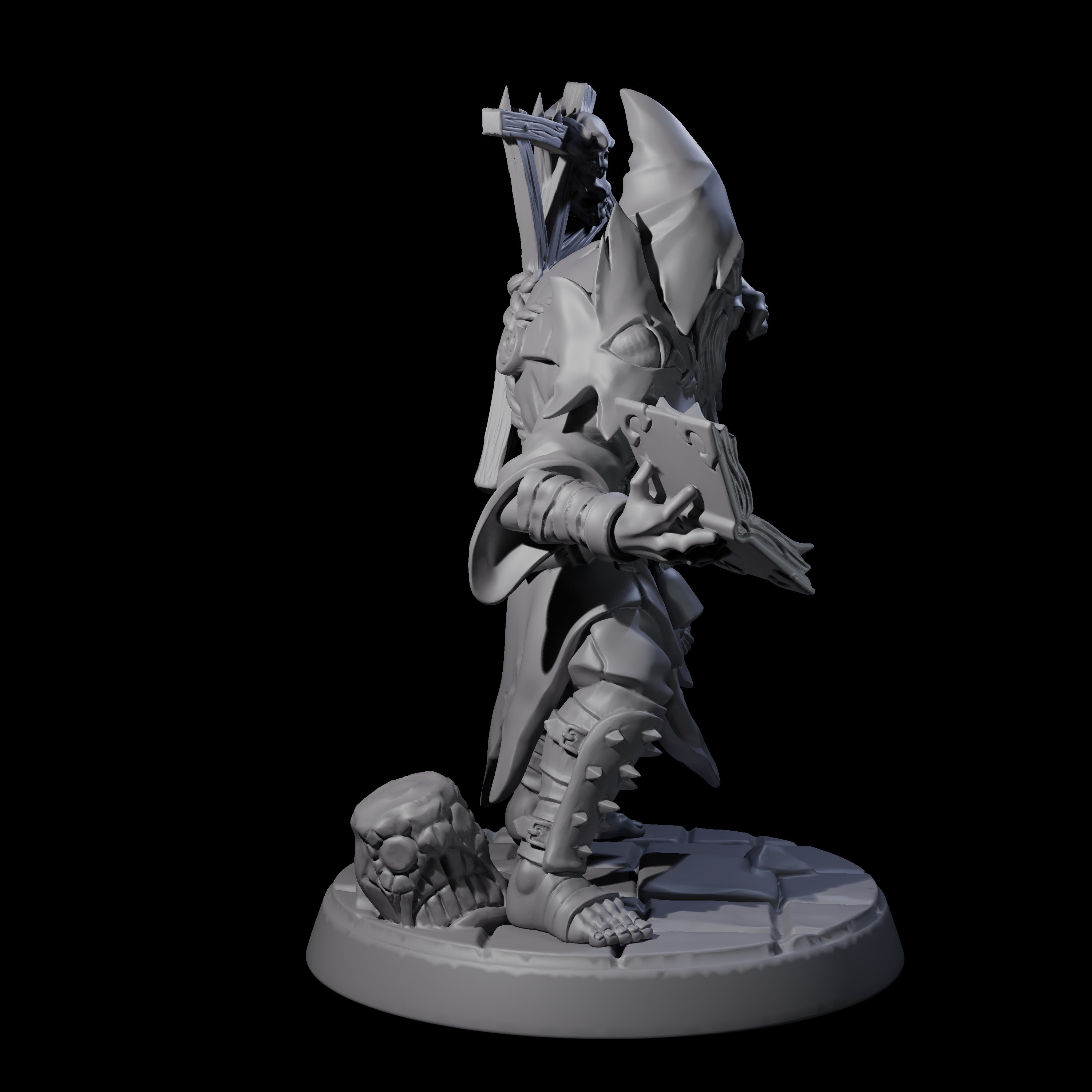 Filth Cultist B Miniature for Dungeons and Dragons, Pathfinder or other TTRPGs