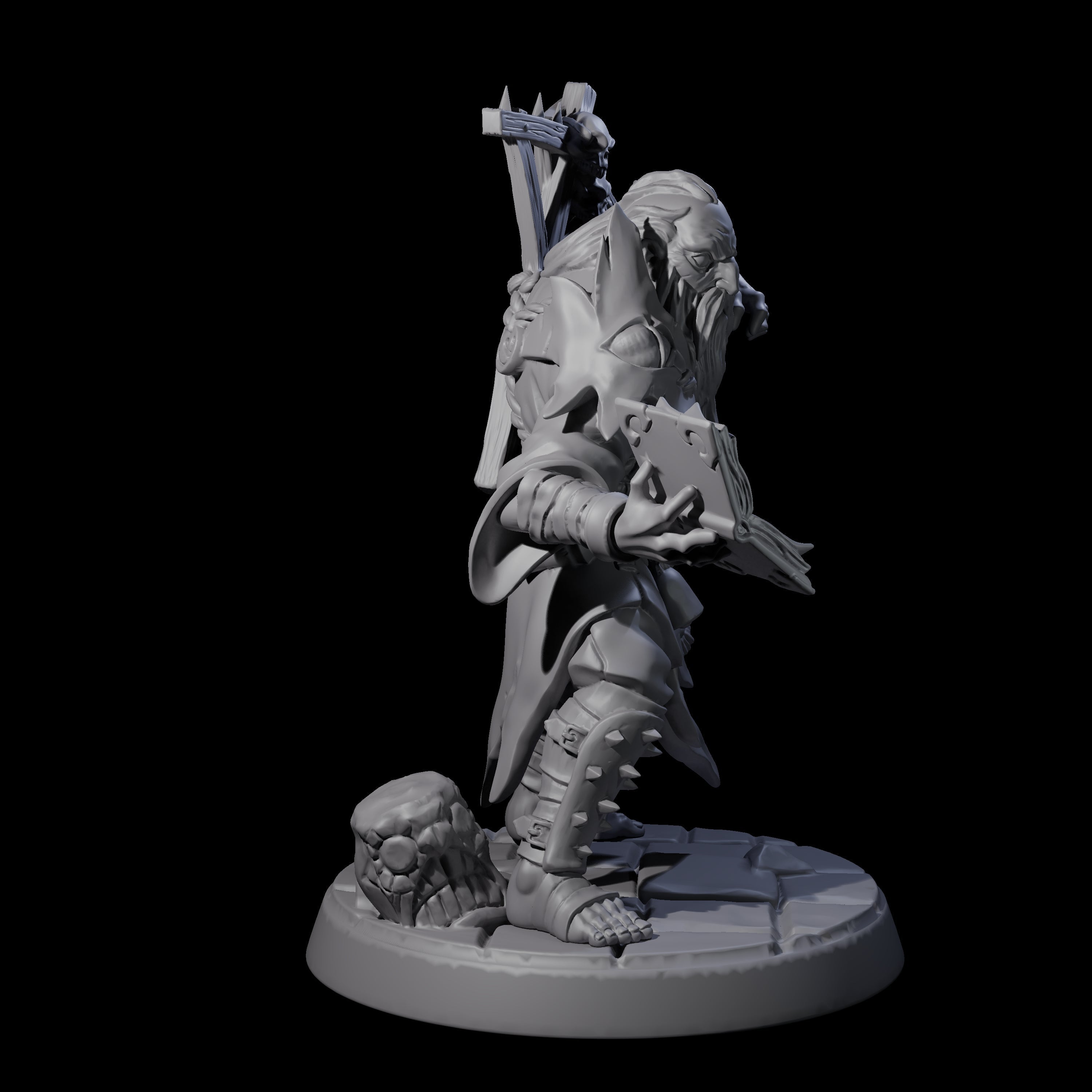 Filth Cultist B Miniature for Dungeons and Dragons, Pathfinder or other TTRPGs