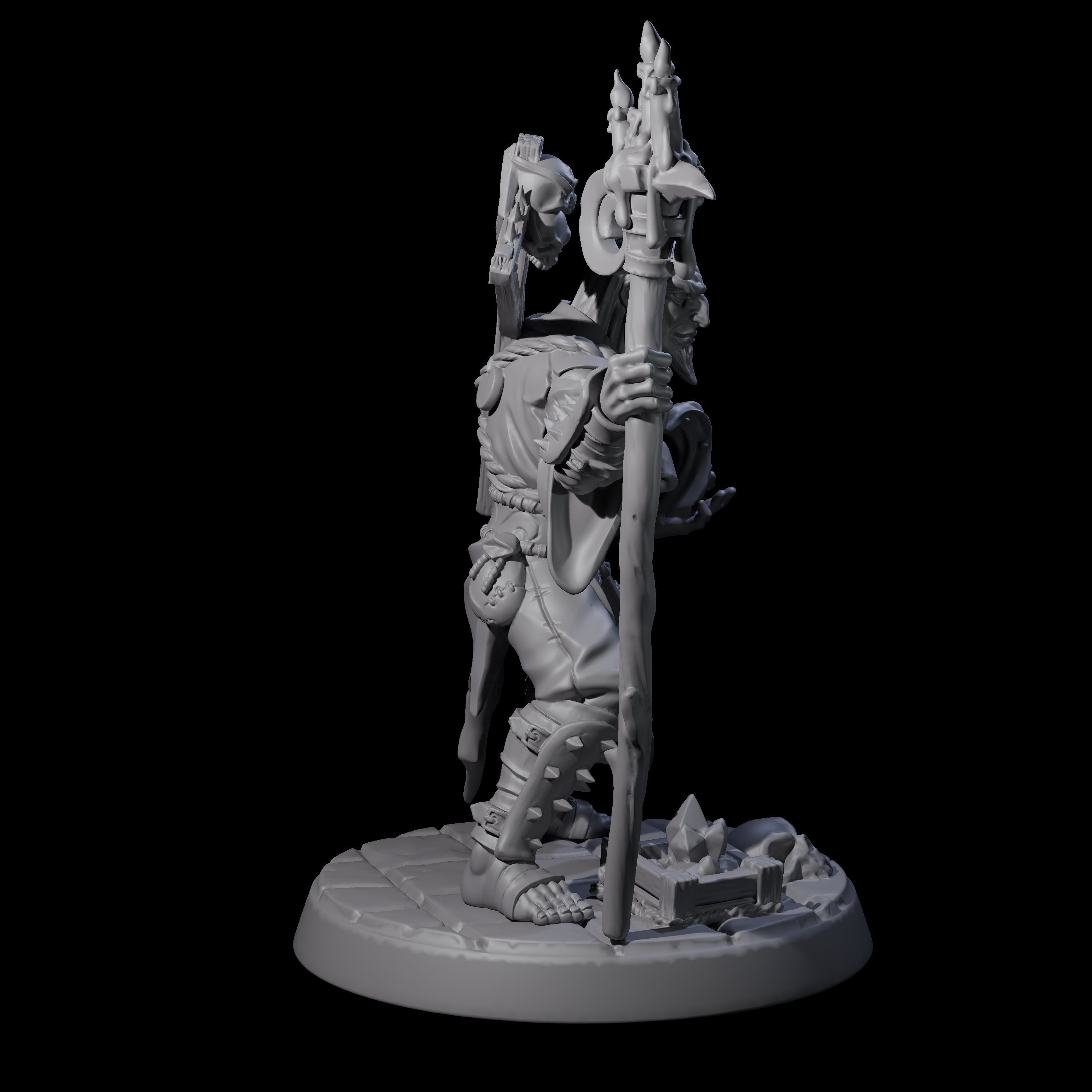 Filth Cultist C Miniature for Dungeons and Dragons, Pathfinder or other TTRPGs