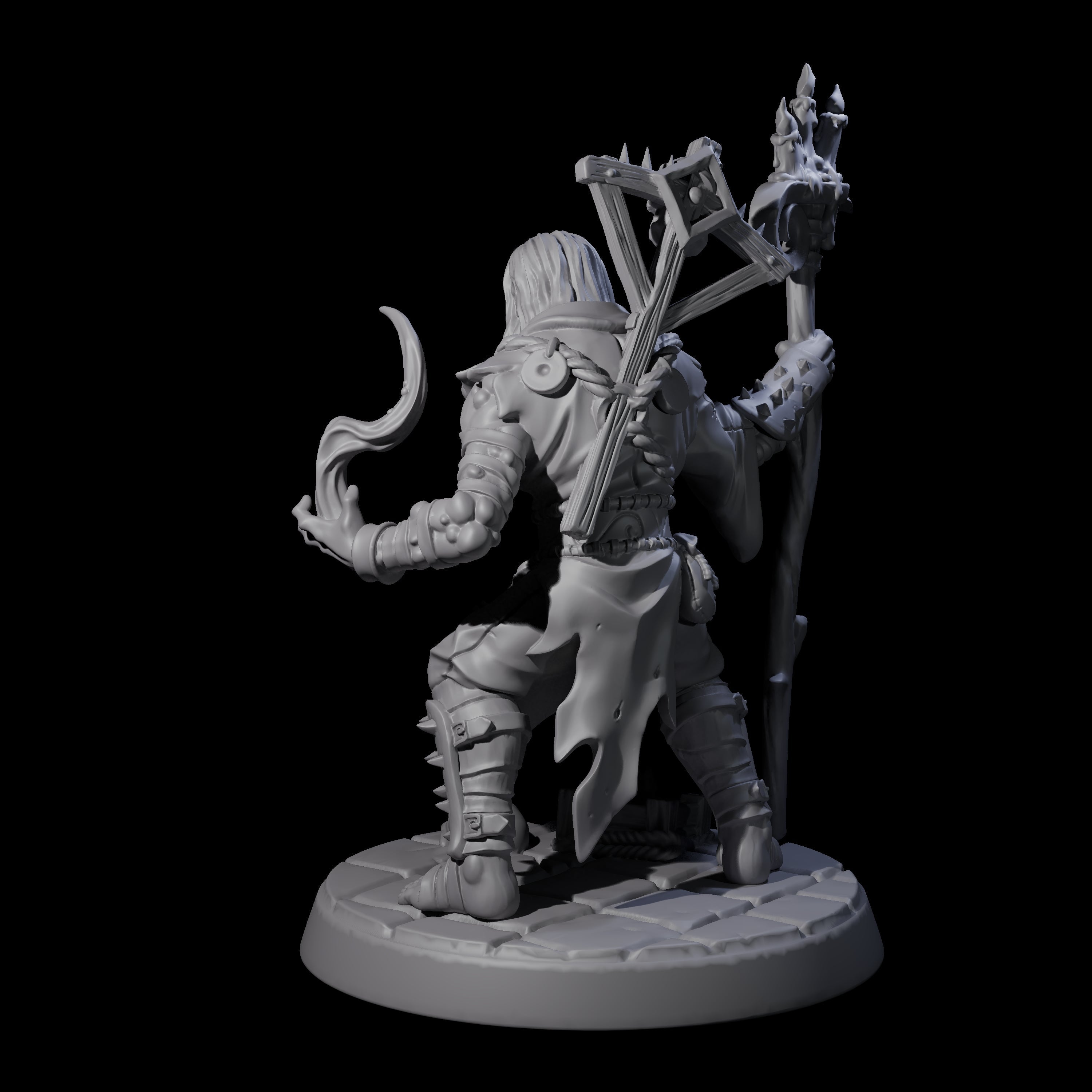 Filth Cultist C Miniature for Dungeons and Dragons, Pathfinder or other TTRPGs