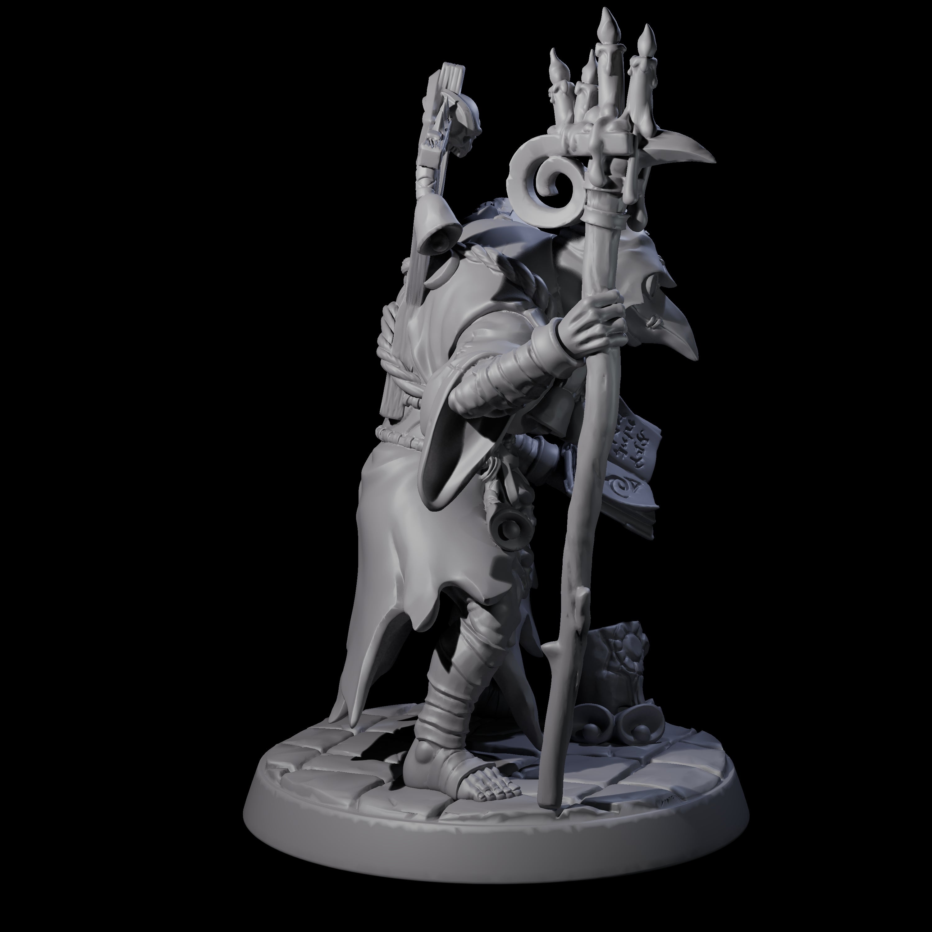 Filth Cultist D Miniature for Dungeons and Dragons, Pathfinder or other TTRPGs