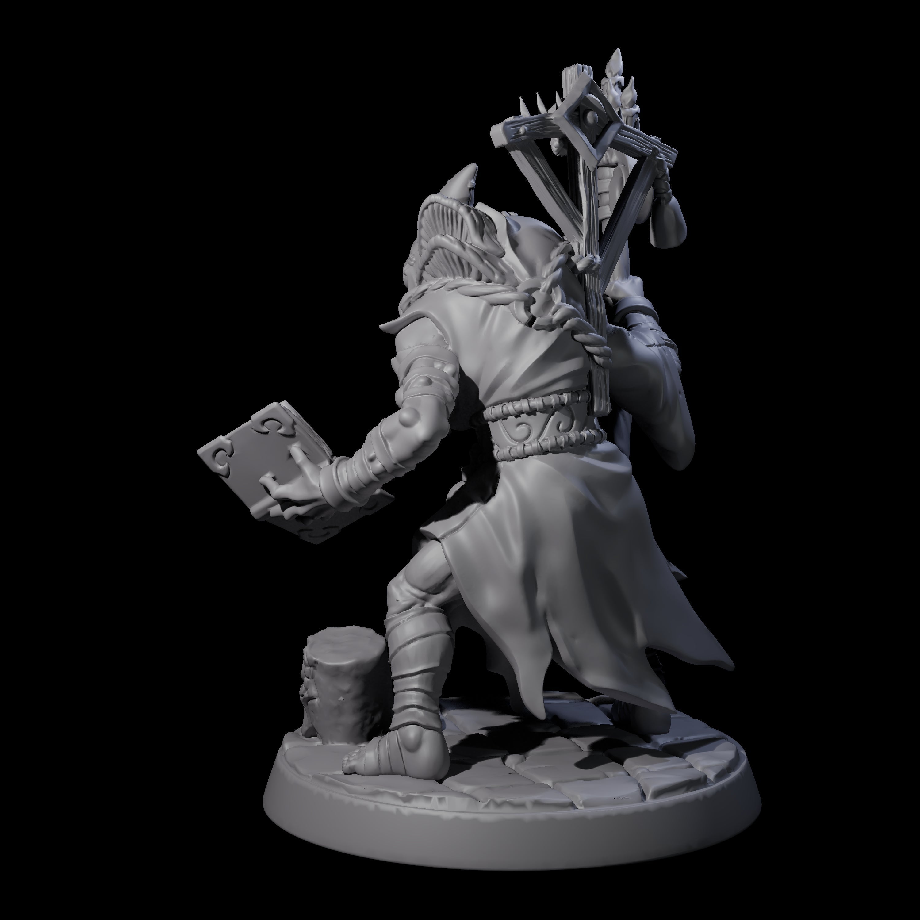 Filth Cultist D Miniature for Dungeons and Dragons, Pathfinder or other TTRPGs