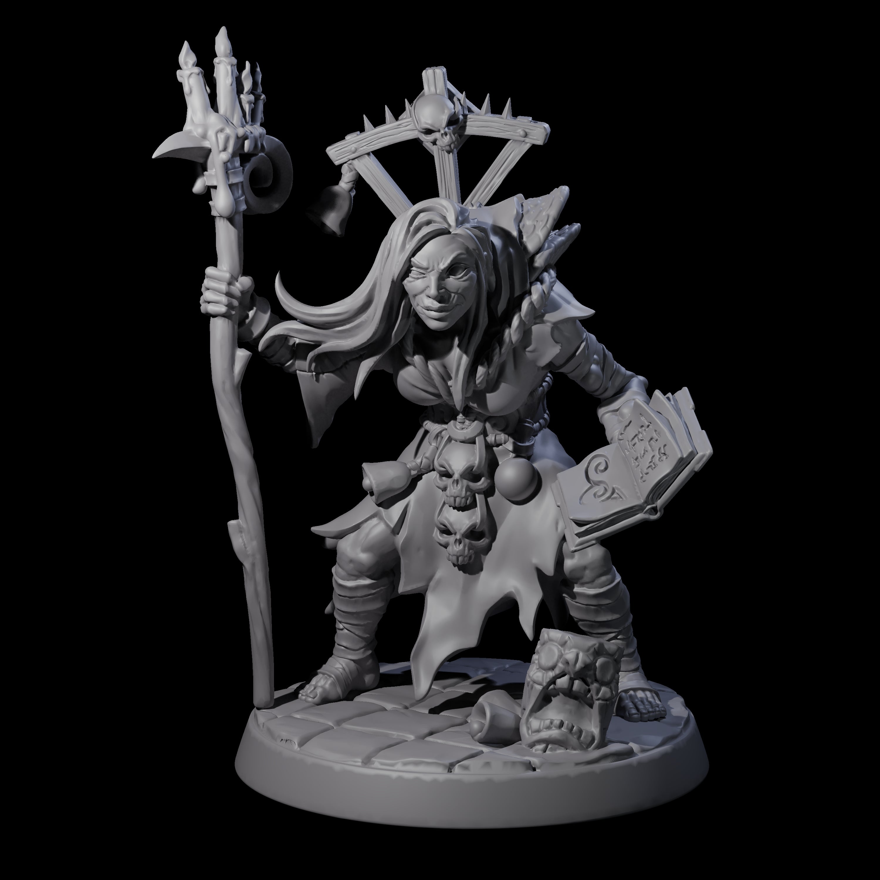 Filth Cultist D Miniature for Dungeons and Dragons, Pathfinder or other TTRPGs