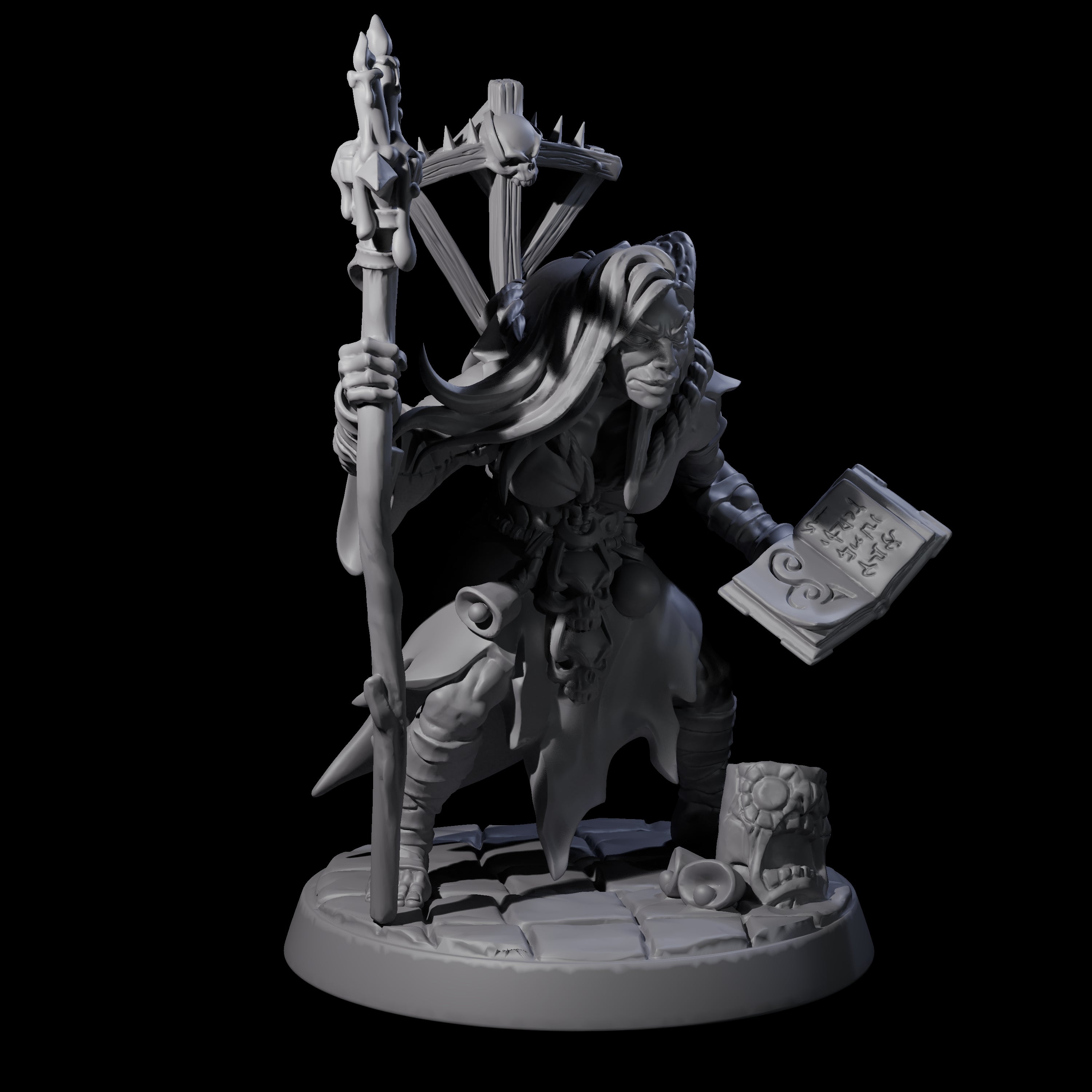 Filth Cultist D Miniature for Dungeons and Dragons, Pathfinder or other TTRPGs