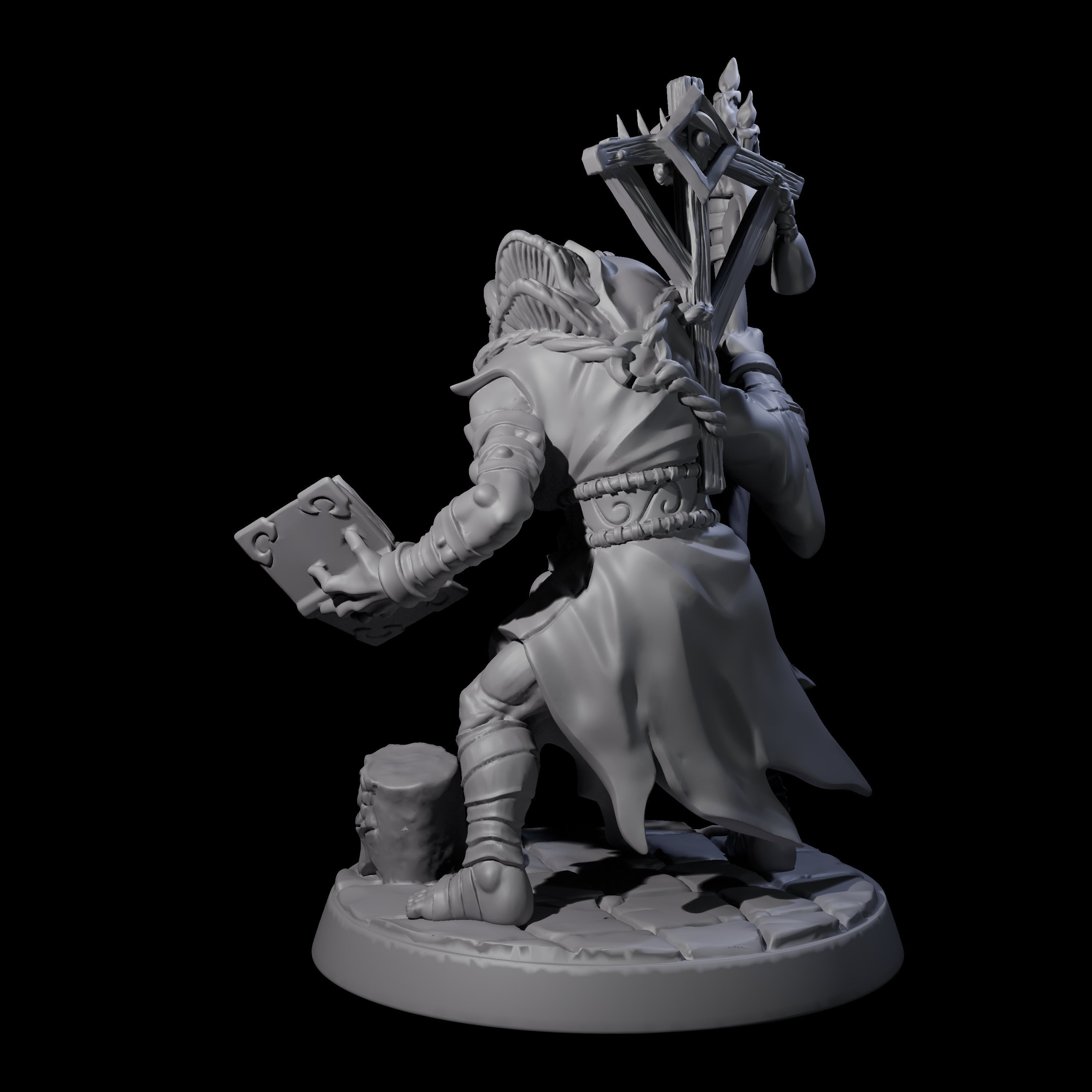 Filth Cultist D Miniature for Dungeons and Dragons, Pathfinder or other TTRPGs