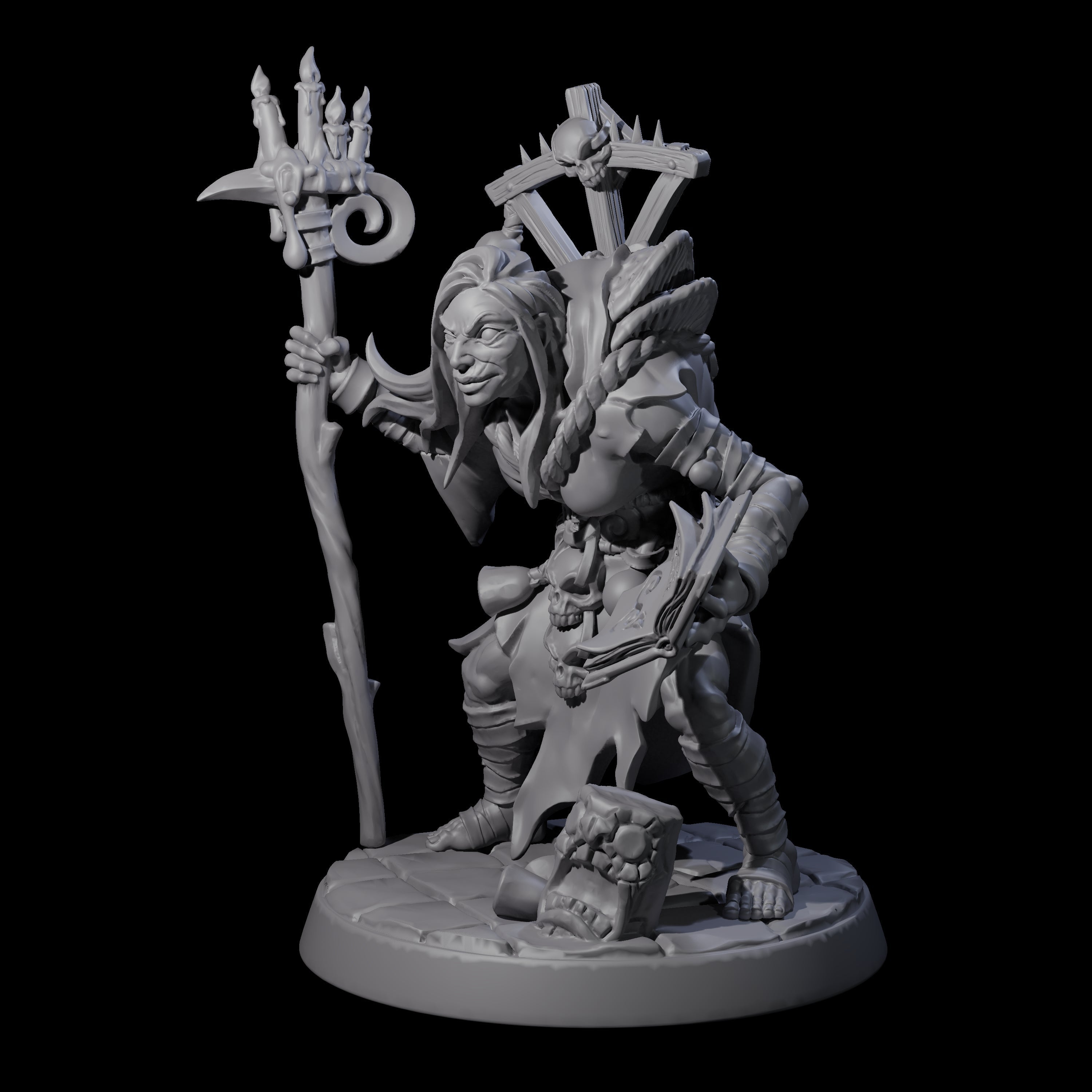 Filth Cultist D Miniature for Dungeons and Dragons, Pathfinder or other TTRPGs