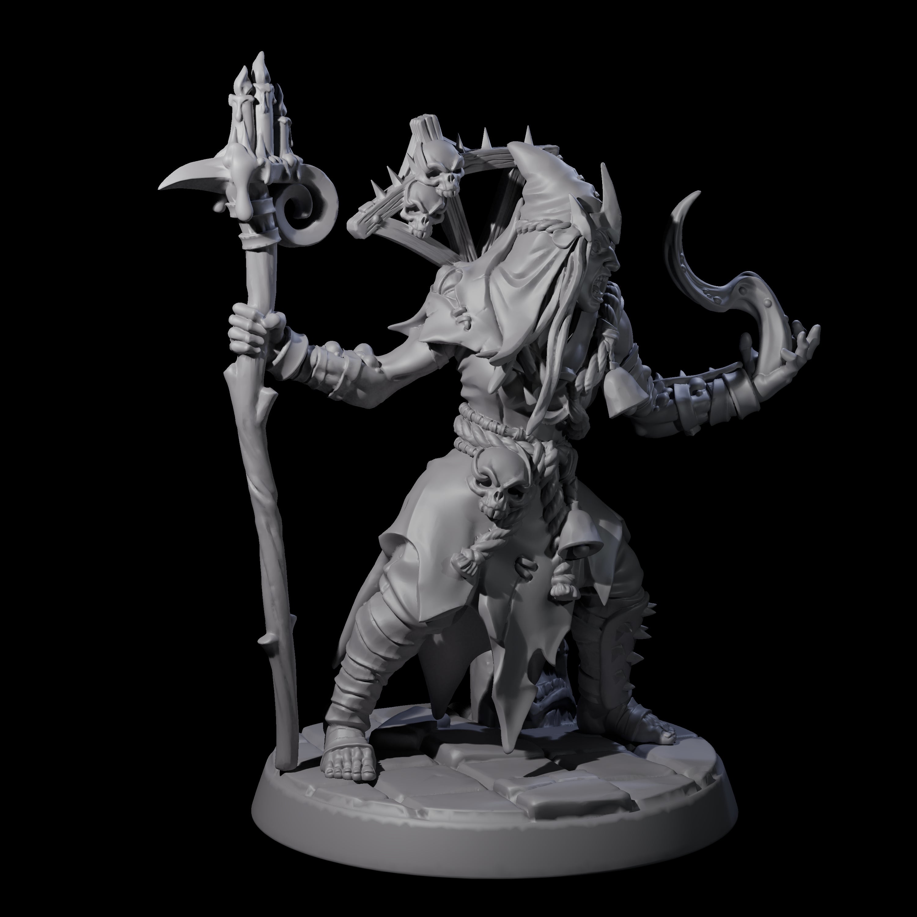 Filth Cultist E Miniature for Dungeons and Dragons, Pathfinder or other TTRPGs