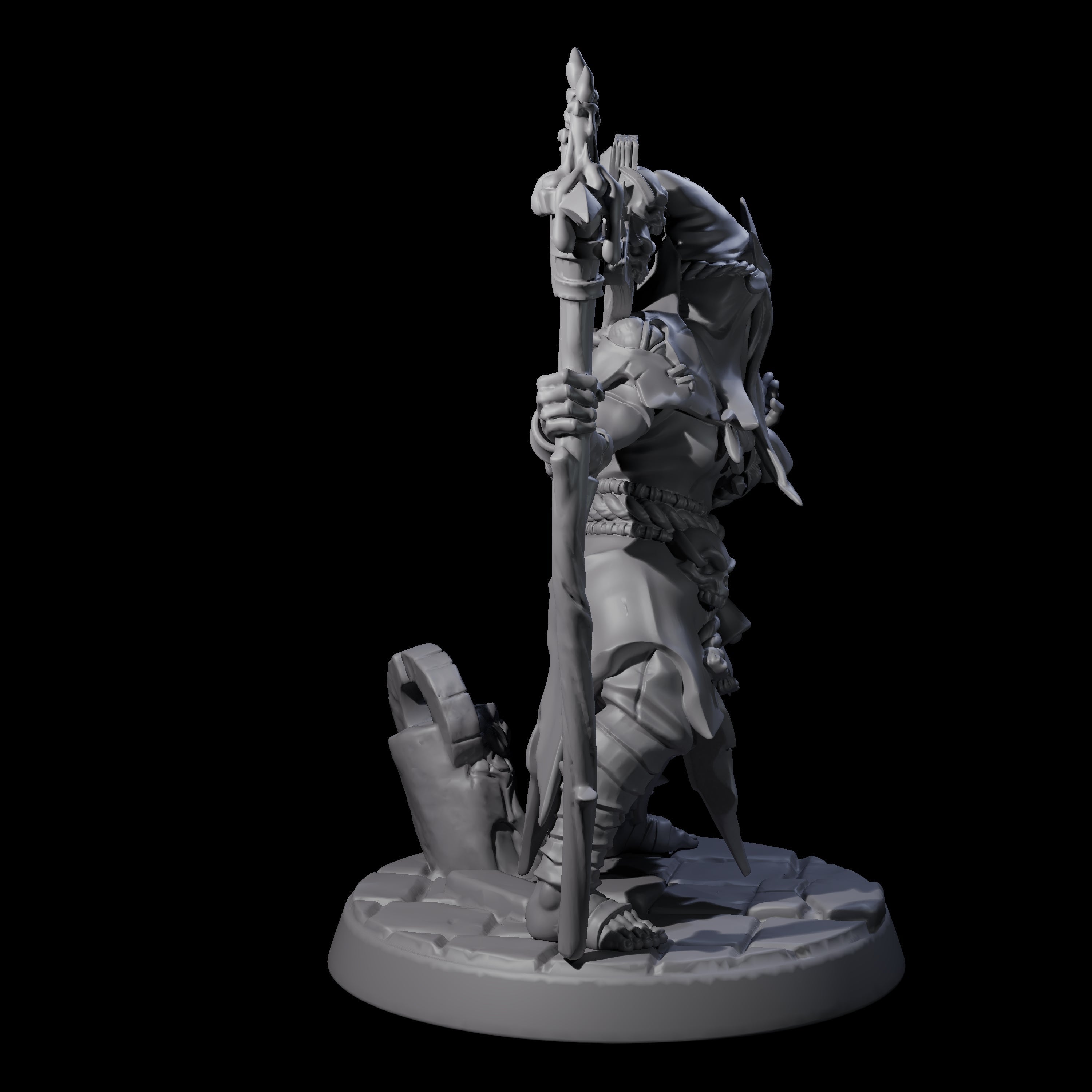 Filth Cultist E Miniature for Dungeons and Dragons, Pathfinder or other TTRPGs