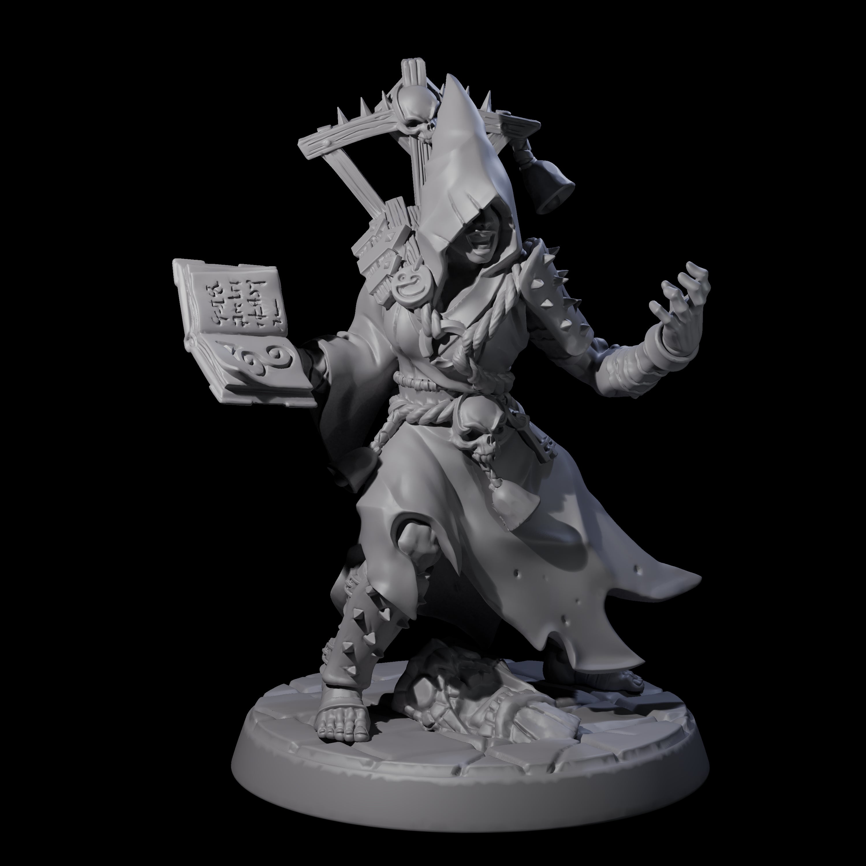 Filth Cultist F Miniature for Dungeons and Dragons, Pathfinder or other TTRPGs