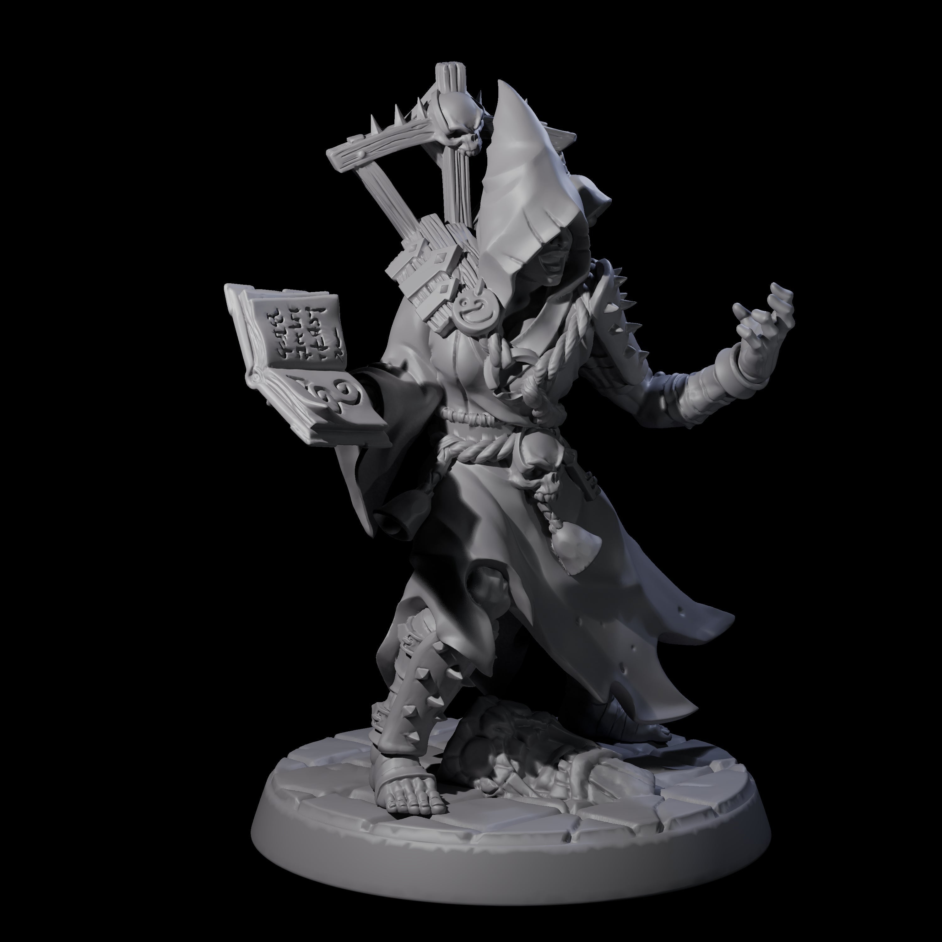 Filth Cultist F Miniature for Dungeons and Dragons, Pathfinder or other TTRPGs