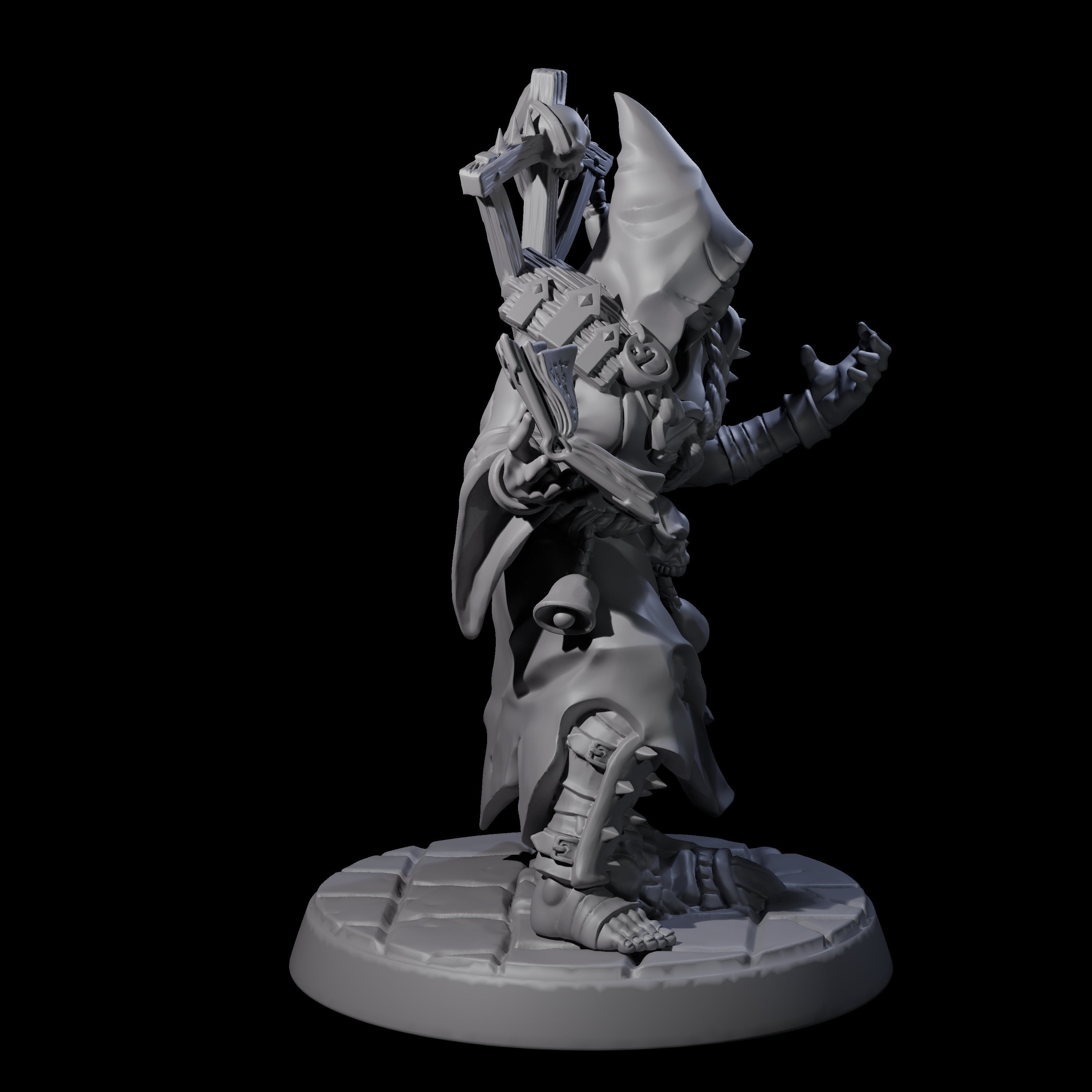 Filth Cultist F Miniature for Dungeons and Dragons, Pathfinder or other TTRPGs