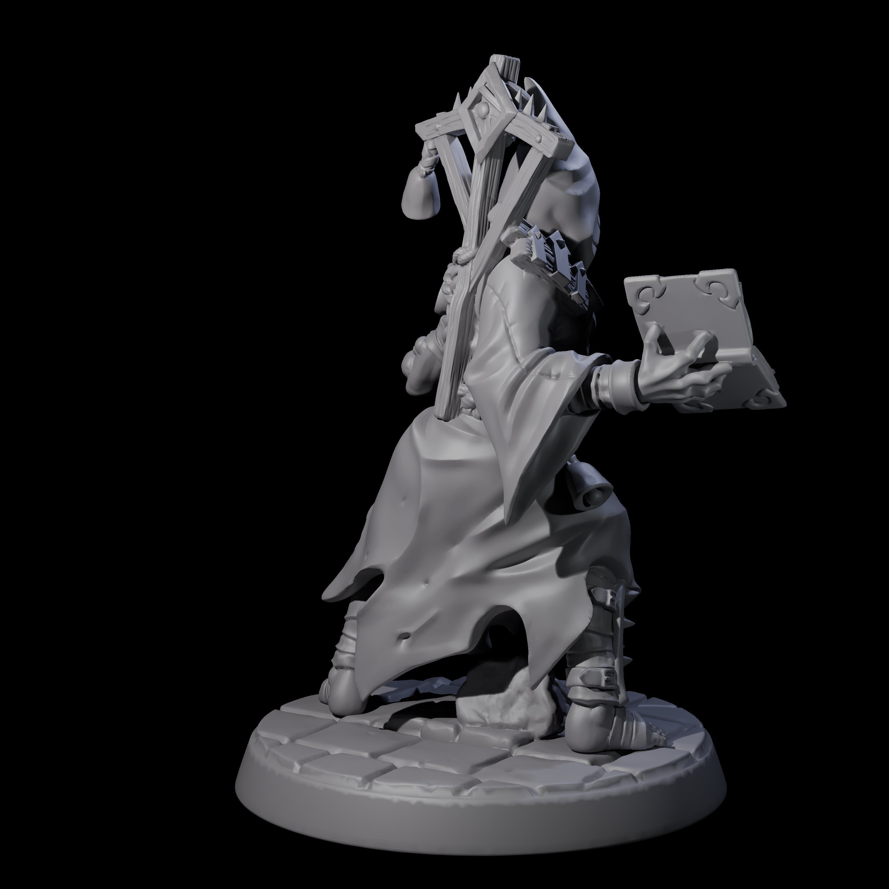 Filth Cultist F Miniature for Dungeons and Dragons, Pathfinder or other TTRPGs