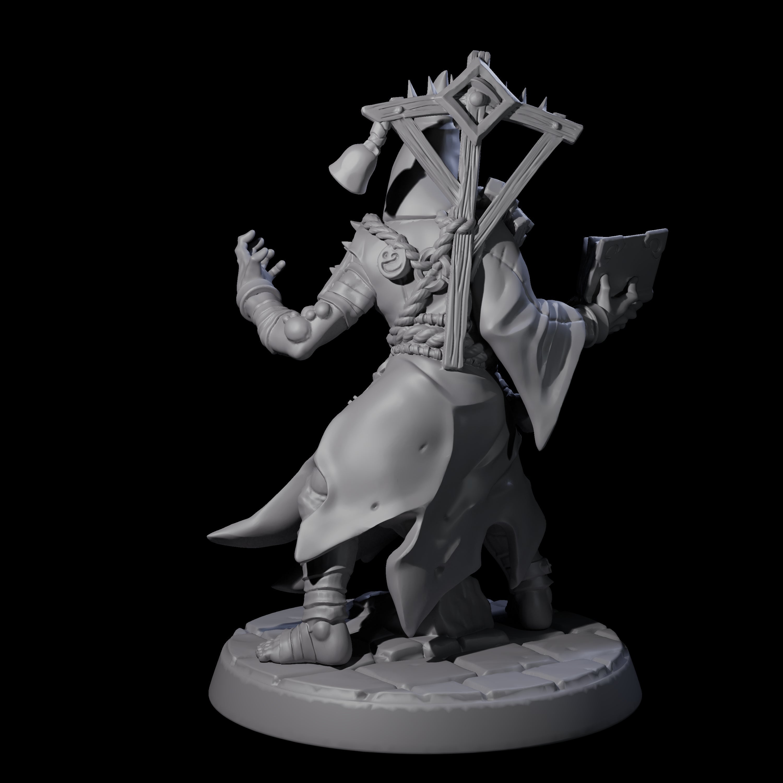 Filth Cultist F Miniature for Dungeons and Dragons, Pathfinder or other TTRPGs