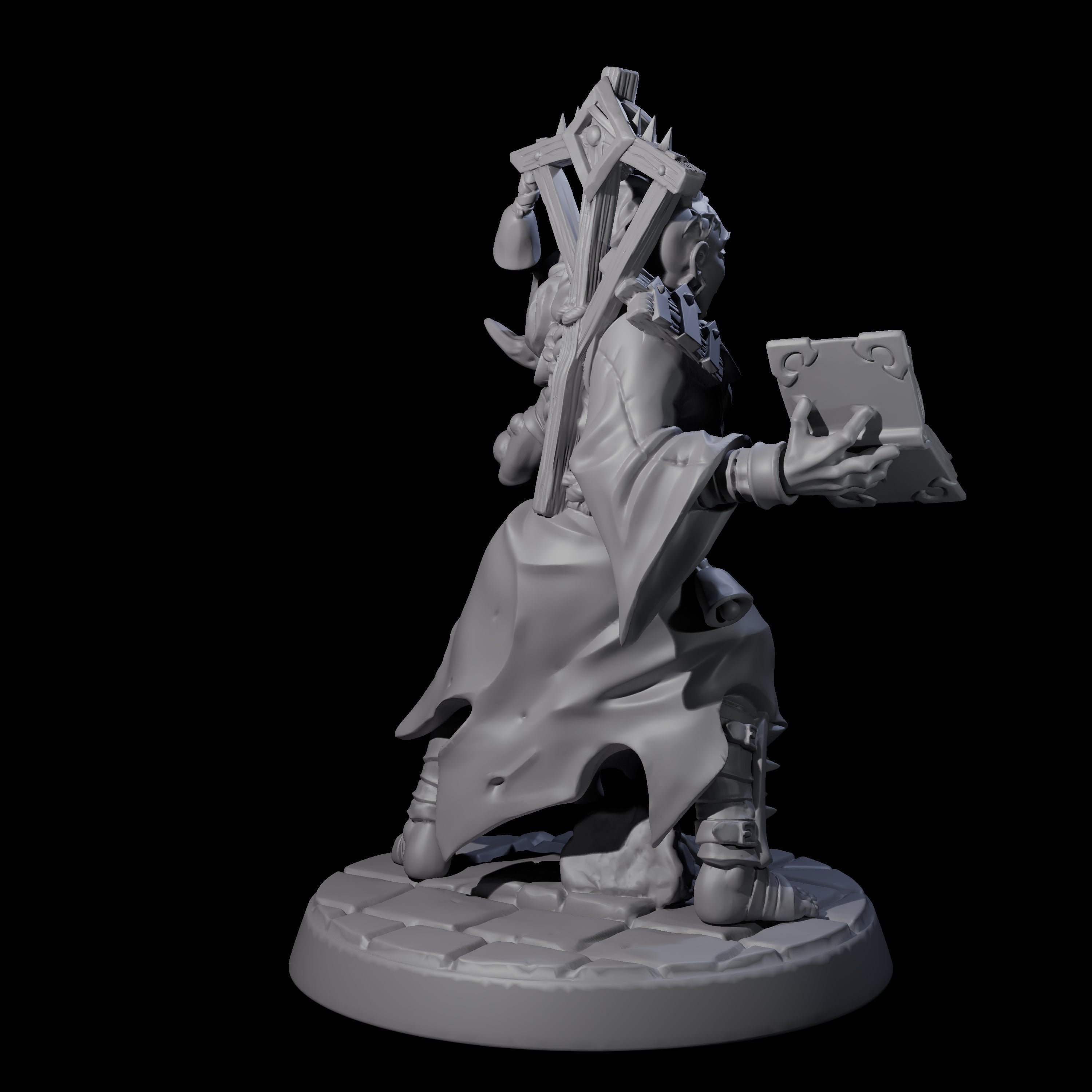 Filth Cultist F Miniature for Dungeons and Dragons, Pathfinder or other TTRPGs