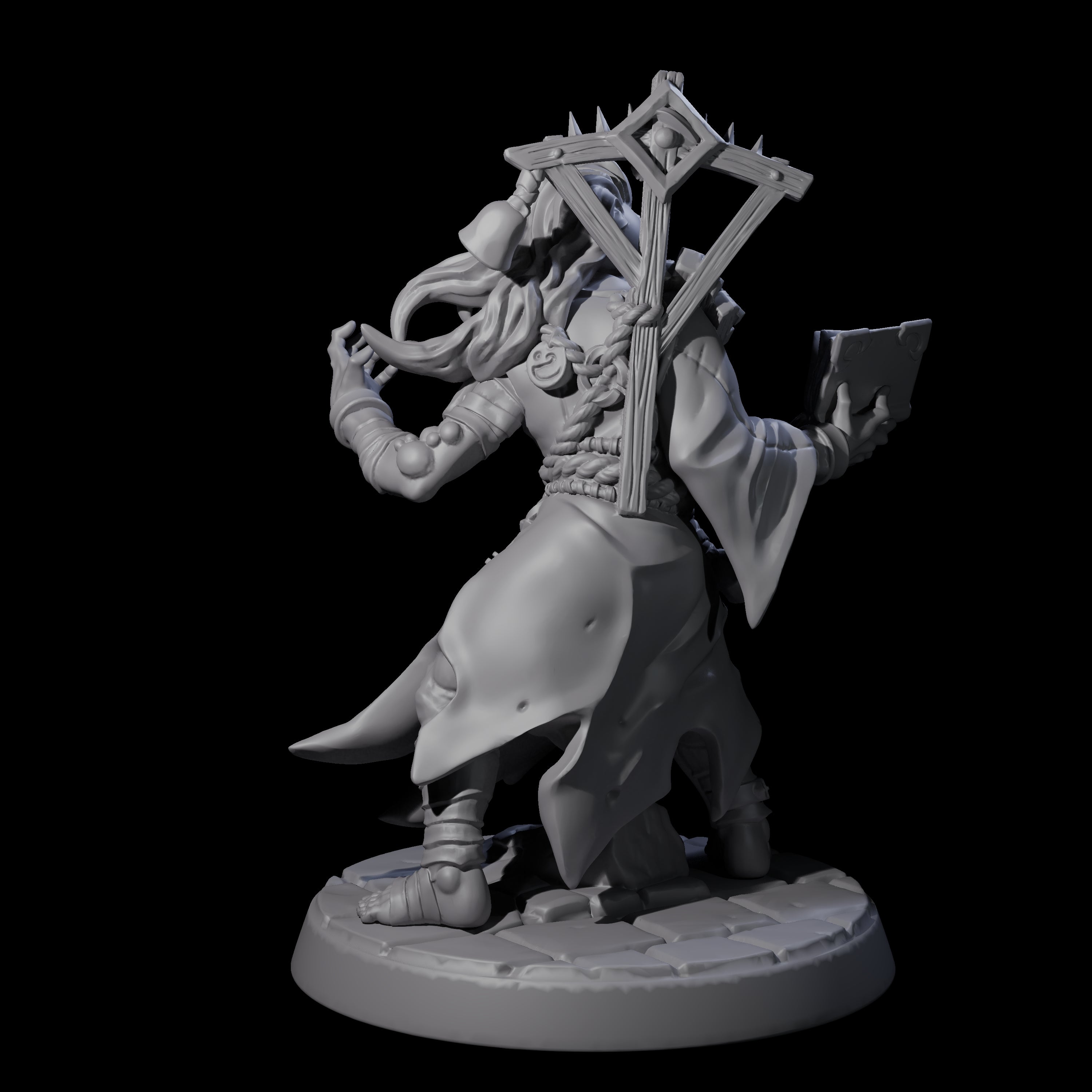 Filth Cultist F Miniature for Dungeons and Dragons, Pathfinder or other TTRPGs