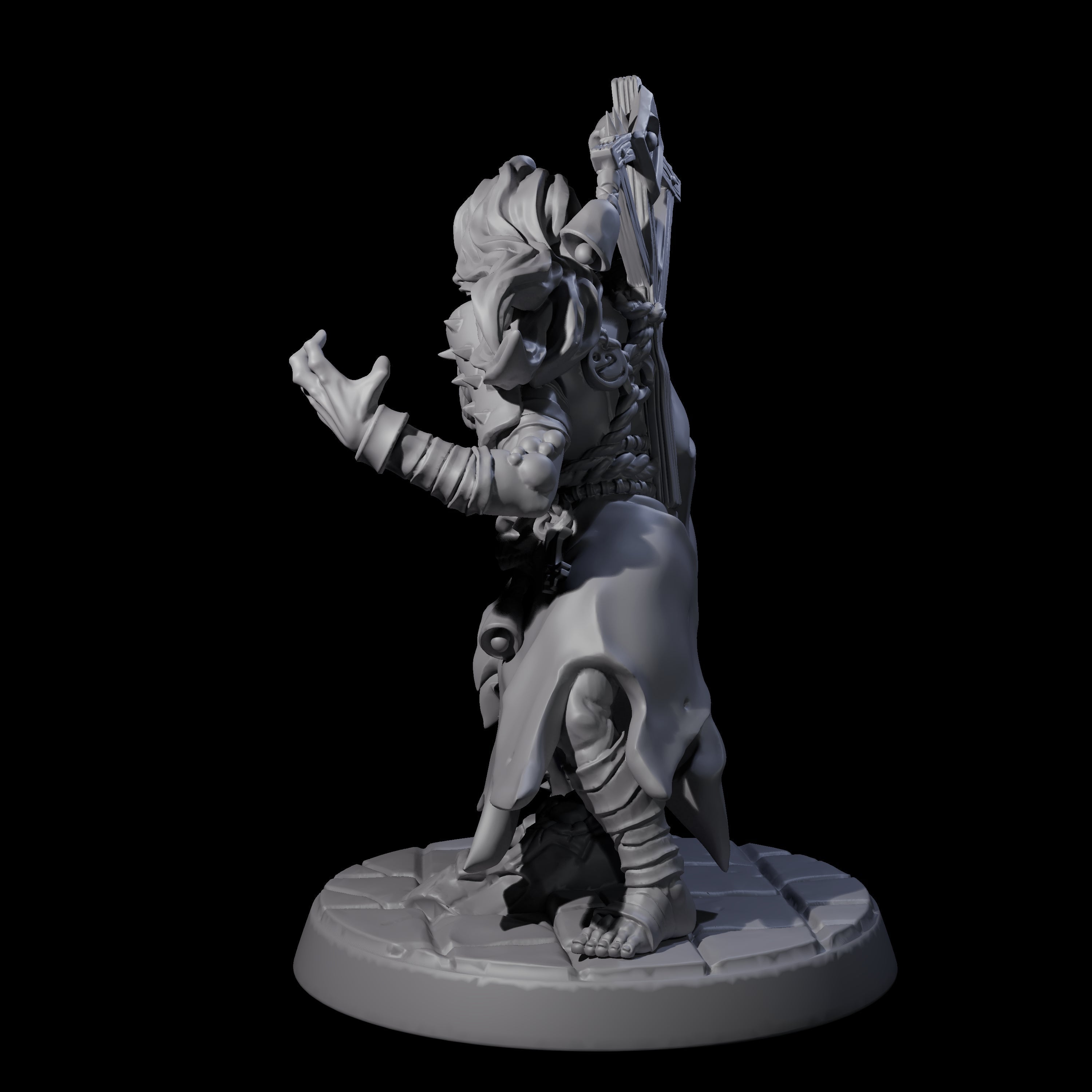 Filth Cultist F Miniature for Dungeons and Dragons, Pathfinder or other TTRPGs